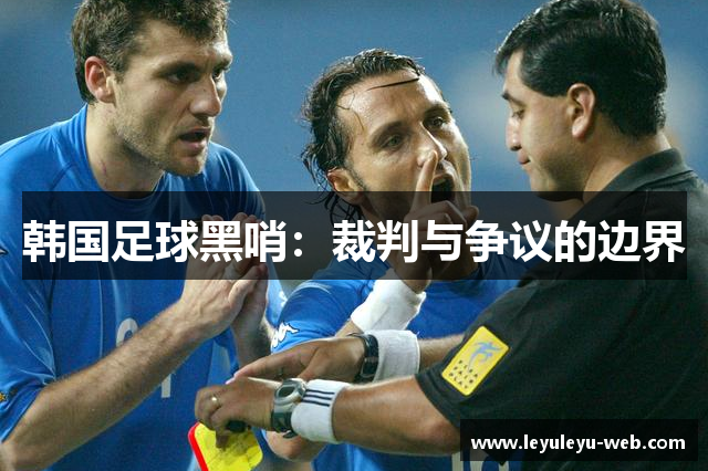 韩国足球黑哨：裁判与争议的边界